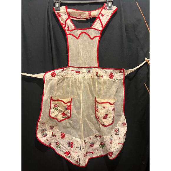 Vintage Handmade Apron - Picture 4 of 6